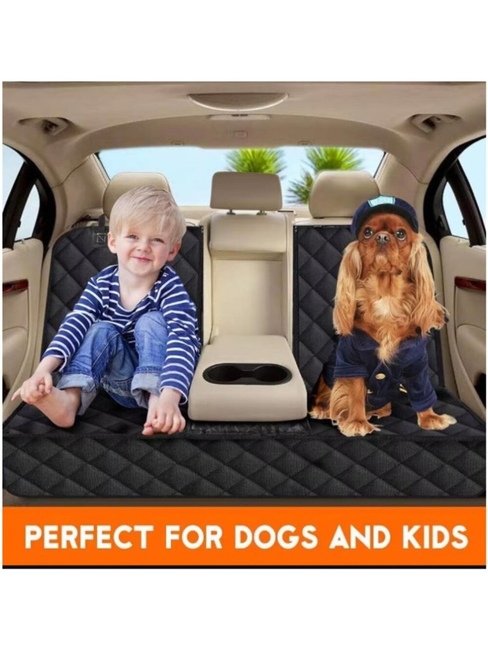 Dog Car Seat Cover Pet Travel Carrier Mattress Waterproof Dog Car Seat Protector - Picture 2 of 6